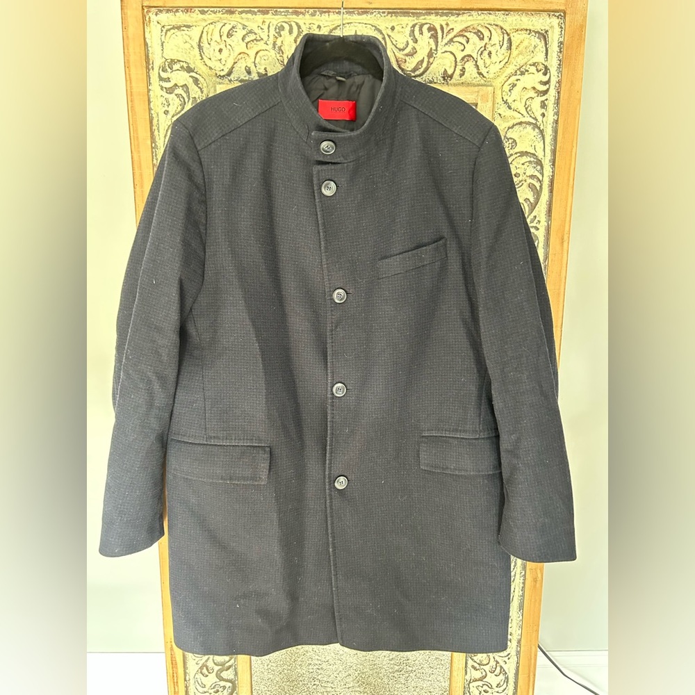 Hugo Boss The Sintrax Classic Wool Coat